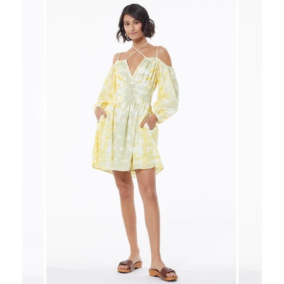 Young fabulous and broke cute red flowy midi juniper dress small 0013 - Picture 1 of 14